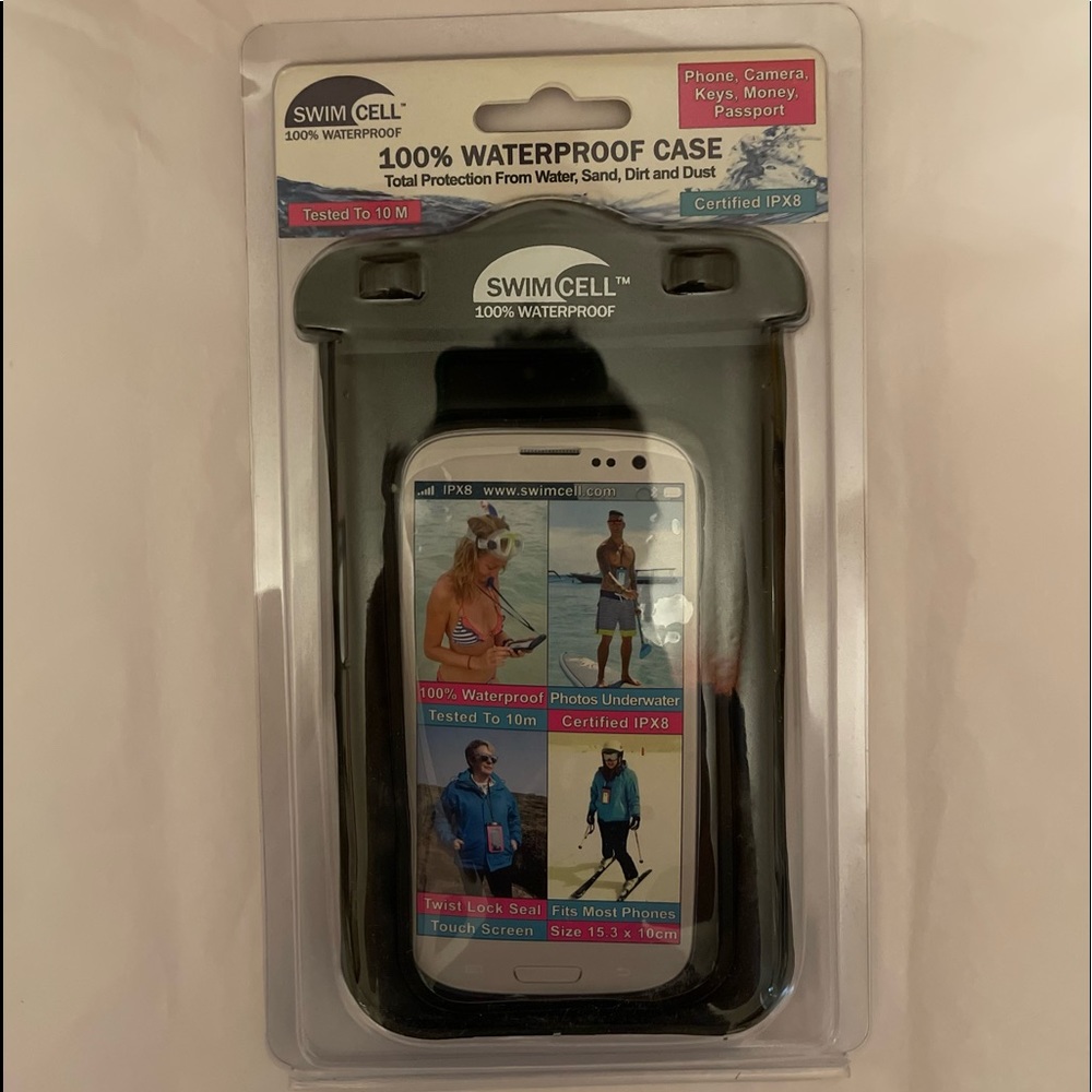 Swim cell phone case